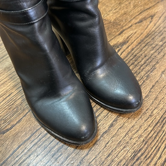 Fendi Black Leather Buckle Ankle Boots - Picture 9 of 9